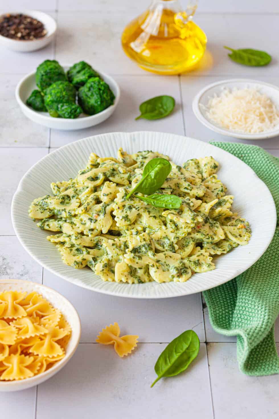 Wunderbar Nudeln Mit Spinat Rezept Fotos